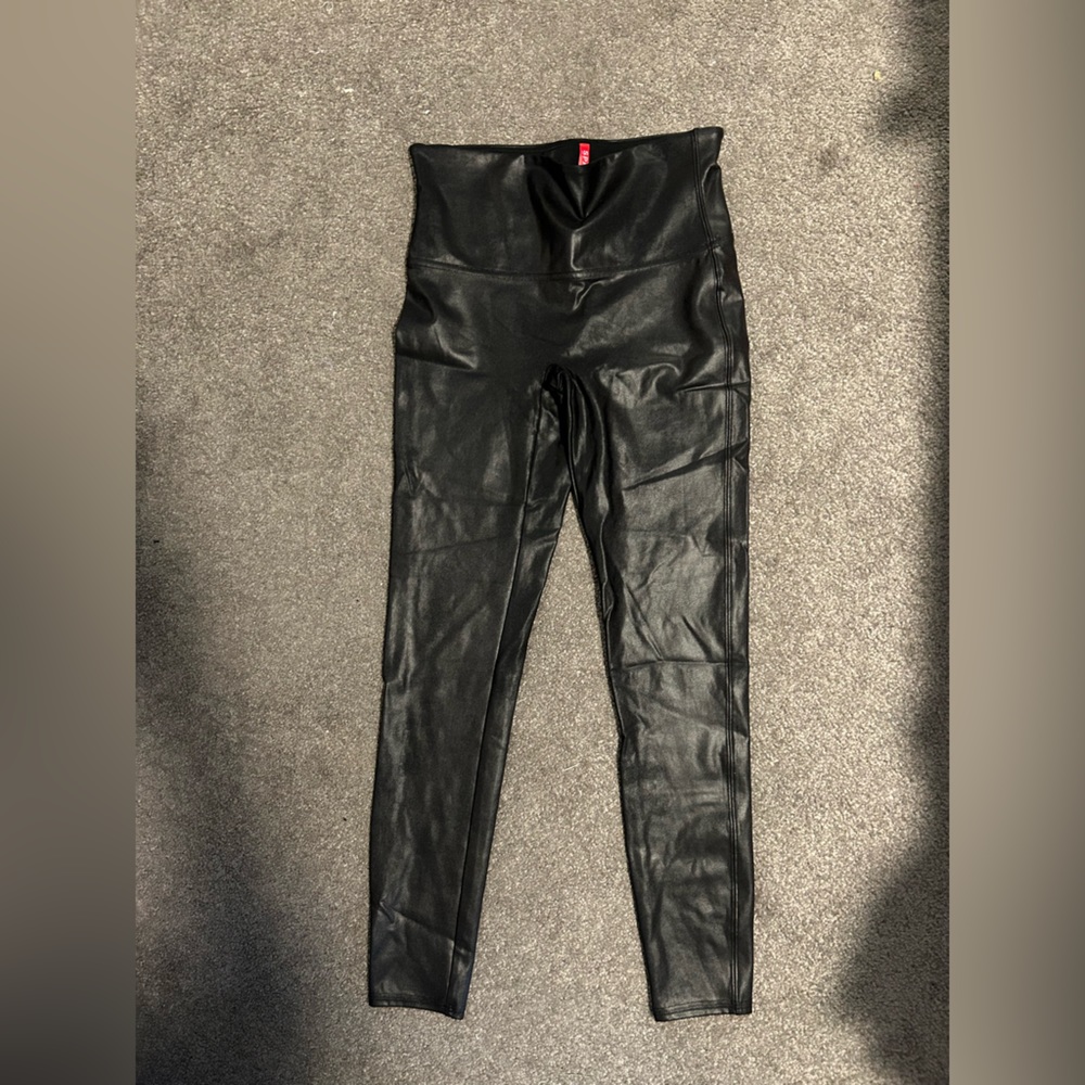 SPANX leather leggings